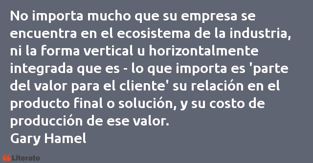 Frases de Gary Hamel