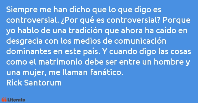 Frases de Rick Santorum