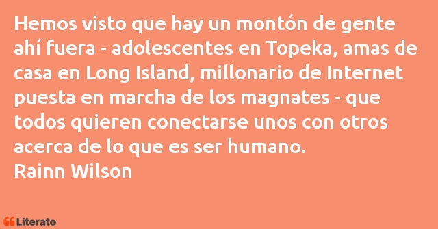 Frases de Rainn Wilson