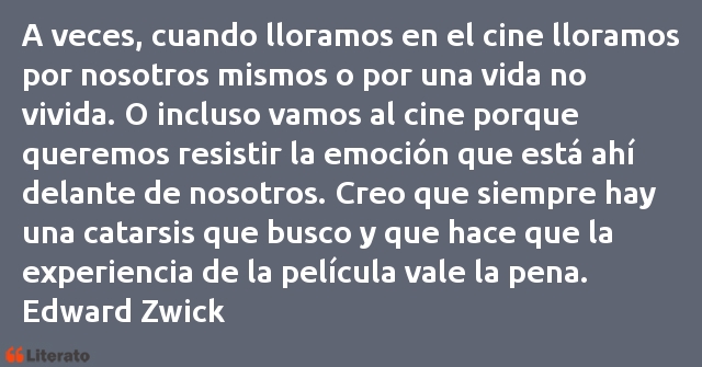 Frases de Edward Zwick