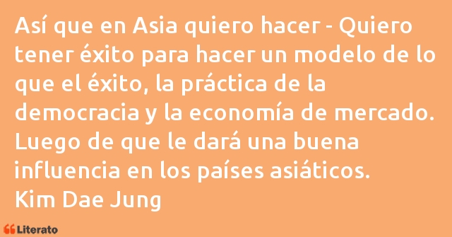 Frases de Kim Dae Jung