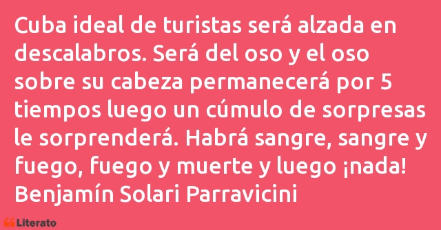 Frases de Benjamín Solari Parravicini