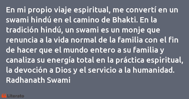 Frases de Radhanath Swami