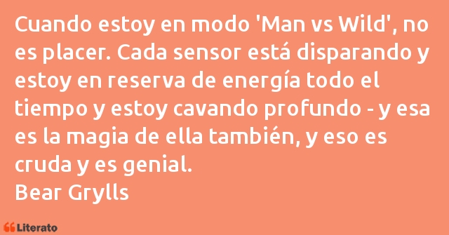 Frases de Bear Grylls