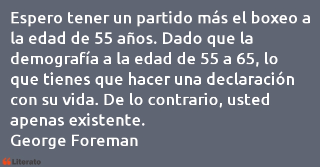 Frases de George Foreman