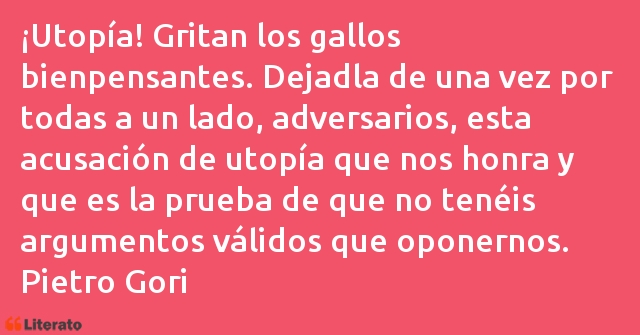 Frases de Pietro Gori