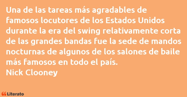 Frases de Nick Clooney