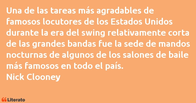 Frases de Nick Clooney