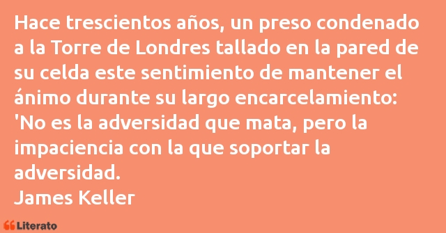 Frases de James Keller