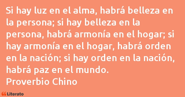 Frases de Proverbio Chino