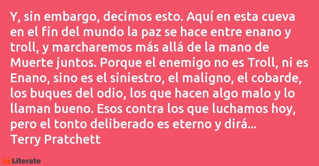 Frases de Terry Pratchett