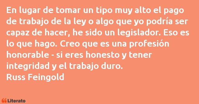 Frases de Russ Feingold