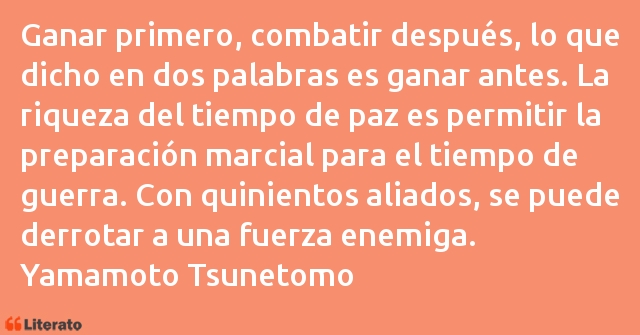 Frases de Yamamoto Tsunetomo