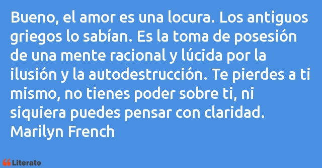 Frases de Marilyn French