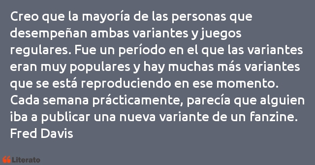 Frases de Fred Davis