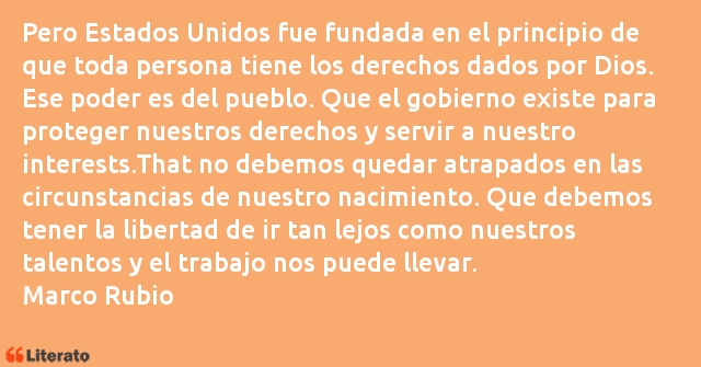 Frases de Marco Rubio