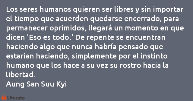 Frases de Aung San Suu Kyi