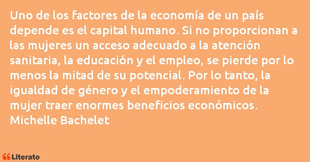 Frases de Michelle Bachelet