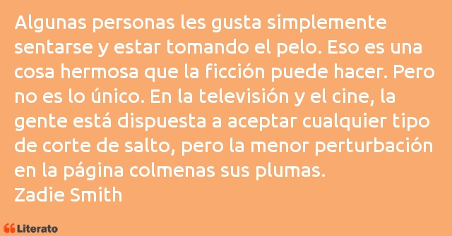 Frases de Zadie Smith