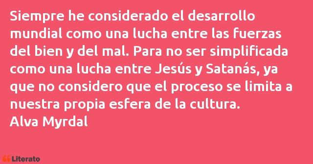 Frases de Alva Myrdal