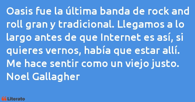 Frases de Noel Gallagher