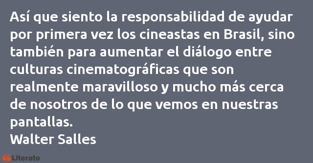 Frases de Walter Salles