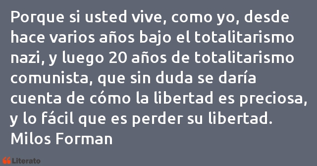 Frases de Milos Forman