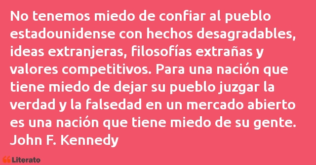 Frases de John F. Kennedy