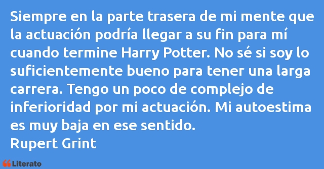 Frases de Rupert Grint