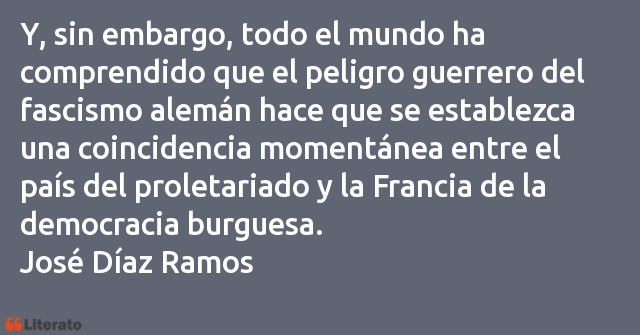 Frases de José Díaz Ramos