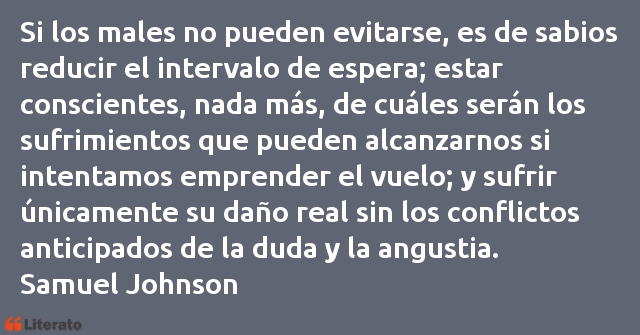 Frases de Samuel Johnson