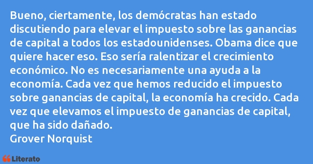 Frases de Grover Norquist