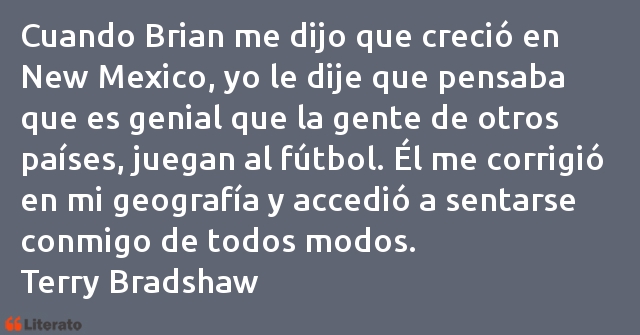 Frases de Terry Bradshaw