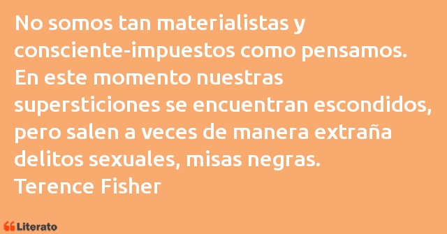 Frases de Terence Fisher