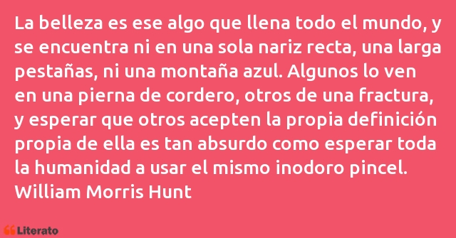 Frases de William Morris Hunt