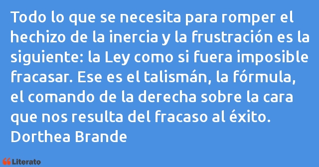 Frases de Dorthea Brande