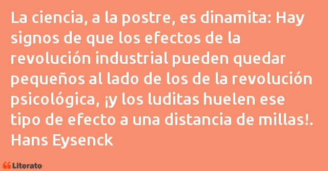 Frases de Hans Eysenck