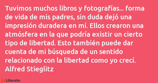 Frases de Alfred Stieglitz