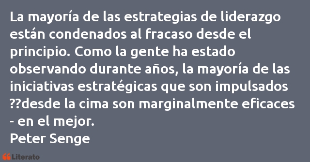 Frases de Peter Senge