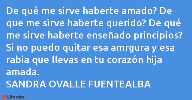 Frases de SANDRA OVALLE FUENTEALBA