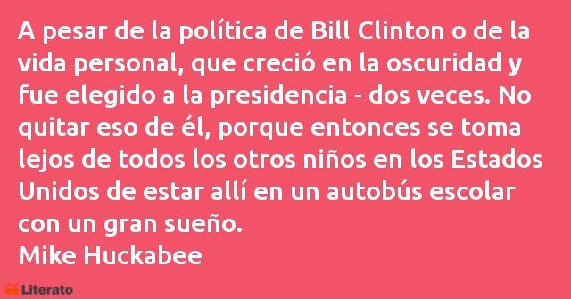 Frases de Mike Huckabee