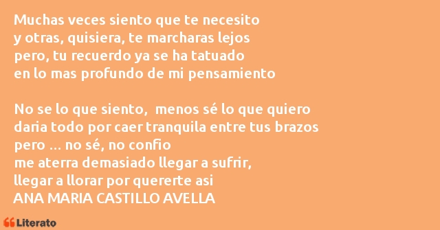 Frases de ANA MARIA CASTILLO AVELLA