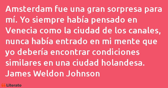 Frases de James Weldon Johnson