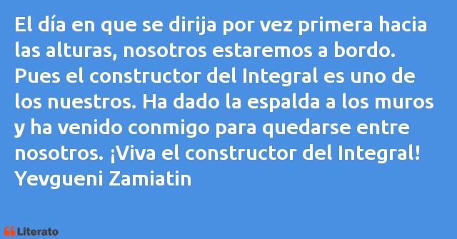 Frases de Yevgueni Zamiatin