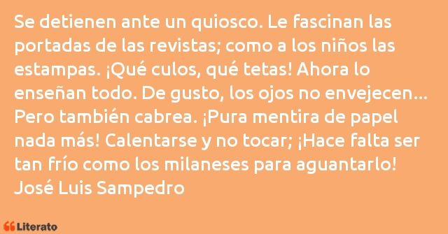 Frases de José Luis Sampedro