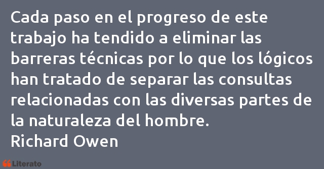 Frases de Richard Owen