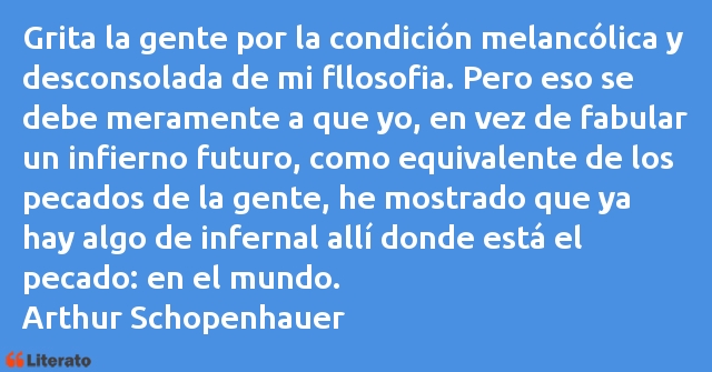 Frases de Arthur Schopenhauer