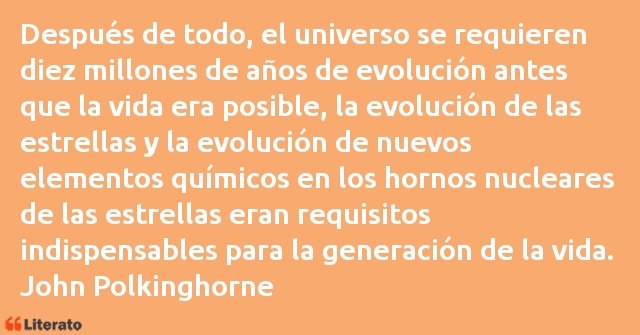 Frases de John Polkinghorne