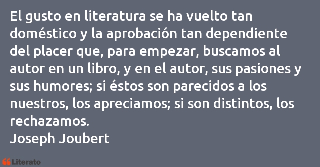 Frases de Joseph Joubert