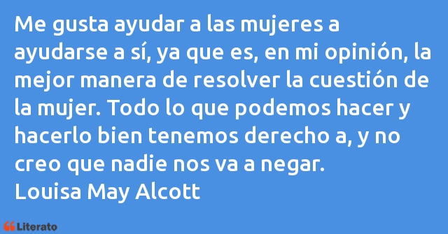 Frases de Louisa May Alcott